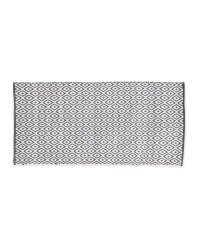 Large Diamond Rug - Charcoal