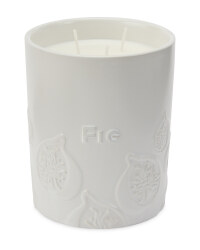 Large Fig Ceramic Candle