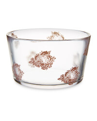Large Flower Serving Bowl