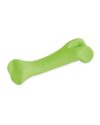 Large Green Rubber Toy Bone