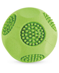 Large Green Rubber Ball & Squeaker