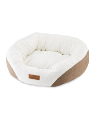 Large Oval Pet Bed - Brown