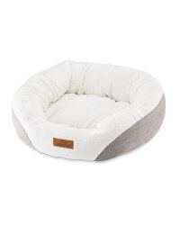 Large Oval Pet Bed - Grey