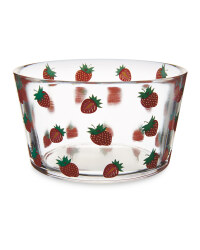 Large Strawberry Serving Bowl