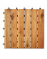 Parallel Wood Decking Tiles 40 Pack