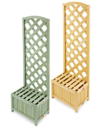 Lattice Wooden Planter