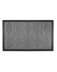 Leaves Design Doorguard Mat - Light Grey
