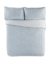 Leaves Easy Care Double Duvet Set