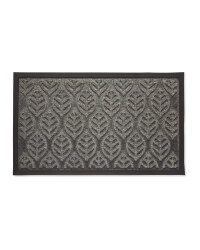 Leaves Grey Doorguard Mat