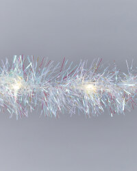LED Tinsel Garland Battery Lights