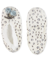 Avenue Leopard Slipper Socks