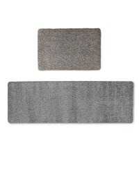 Light Grey Runner & Rectangle Mat