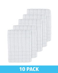 Light Grey Terry Tea Towels 10 Pack