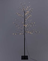 Red Berry Detail Light Up Tree