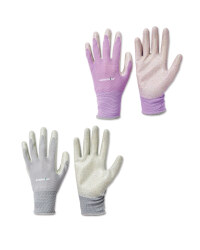 Lilac & Grey Gardening Gloves