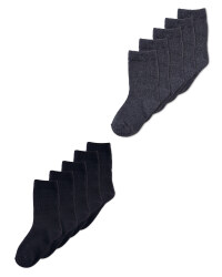 Lily & Dan Boy's Ankle Socks 5-Pack