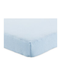 Lily & Dan Cot Sheet - Blue