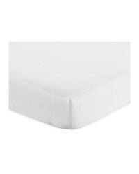 Lily & Dan Cot Sheet - White