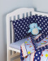 Lily & Dan Fitted Jersey Cot Sheet - Blue