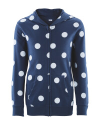 Lily & Dan Girl's Spotted Hoody