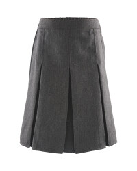 Lily & Dan Girls' Pleated Skirt - Grey