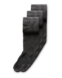 Lily & Dan Grey Tights 3 Pack