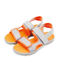 Lily & Dan Kids' Trekking Sandals - Grey/Orange