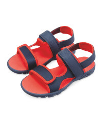 Lily & Dan Kids' Trekking Sandals - Navy/Red