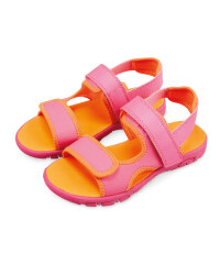 Lily & Dan Kids' Trekking Sandals - Pink/Orange