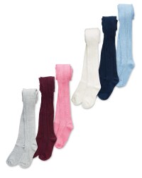 Lily & Dan Kids Cable Tights 3 Pack