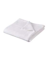 Lily & Dan Large Cellular Blanket - White