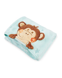 Lily & Dan Monkey 3D Baby Blanket
