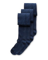 Lily & Dan Navy Tights 3 Pack