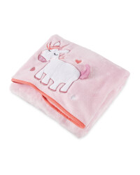 Lily & Dan Unicorn 3D Baby Blanket