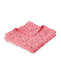 Lily & Dan Cellular Blanket - Pink