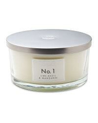 Lime & Basil Candle Centrepiece