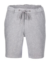 Avenue Men's Linen Blend Shorts - Grey
