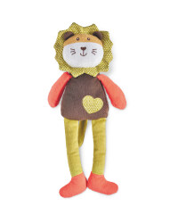 Lion Twister Plush Dog Toy