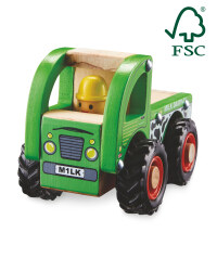 Little Town Wooden Milk Cart