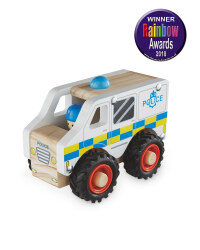 Little Town Wooden Police Car