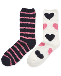 Avenue Soft Lounge Heart Socks