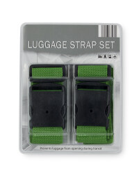 Luggage Strap 2-Pack - Green