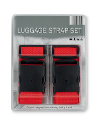 Luggage Strap 2-Pack - Red