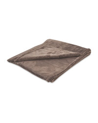 Luxury Cashmere Feel Throw - Charcoal