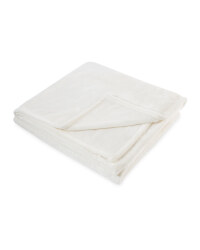 Kirkton House Cashmere Feel Throw - Cream