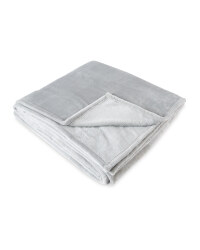 Kirkton House Cashmere Feel Throw - Silver