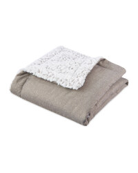 Luxury Pet Blanket/Mat - Twill Grey