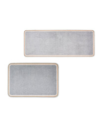 Luxury Pink & Grey Runner & Mat