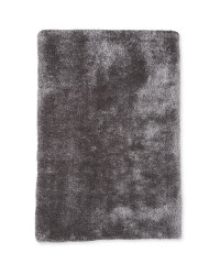 Small Luxury Shaggy Rug - Dark Grey