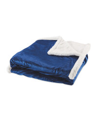 Kirkton House Navy Sherpa Fleece